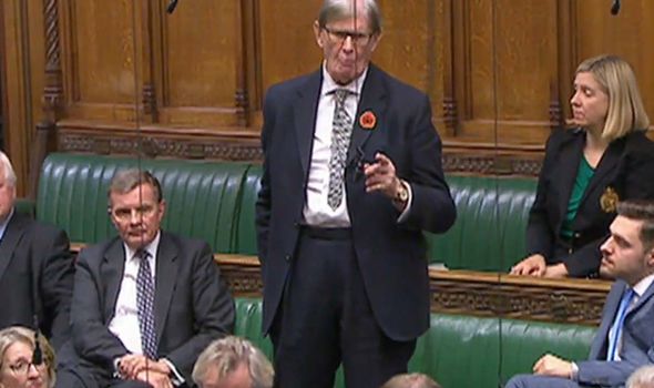 Sir Bill Cash stunned SNP MP Pete Wishart when he shut down his argument blaming Nigel Farage for Brexit by pointing all the way back to opponents of John Major’s Maastricht Treaty